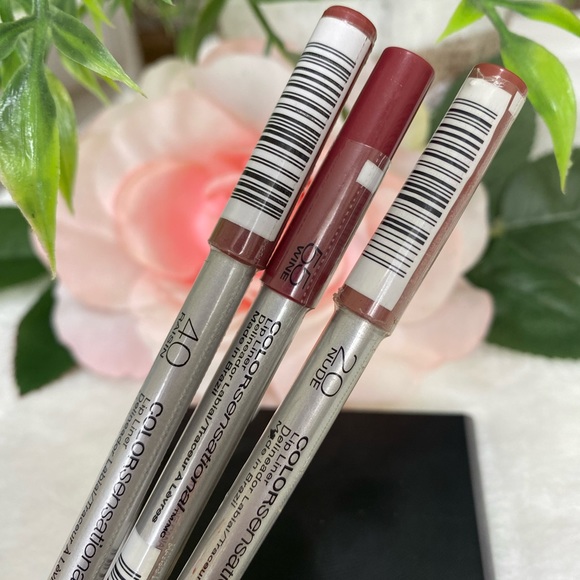 Maybelline 3 Colorsensational Lip Liner COLORS 40 RAISIN,55WINE,20 NUDE BUNDLES - Picture 3 of 5